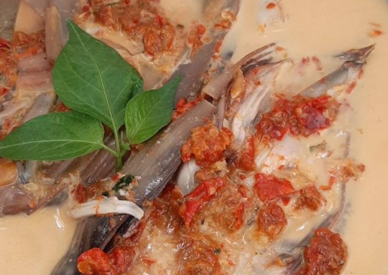 Pecel Santan Ontong (Jantung Pisang)