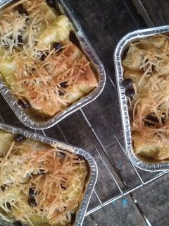Foto resep Puding roti tawar panggang