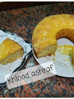 صورة لوصفة كيك البرتقال بصوص البرتقال اللذيذ 😋❤