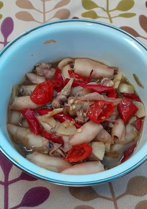 Foto resep Oseng Cumi Asin