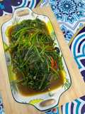 Stir-Fried Sweet Potato Leaves with Thai Chili Paste