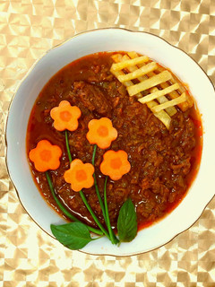 عکسی از دستور خورشت لوبیا سبز