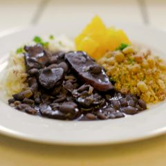 A picture of Brazilian Feijoada.