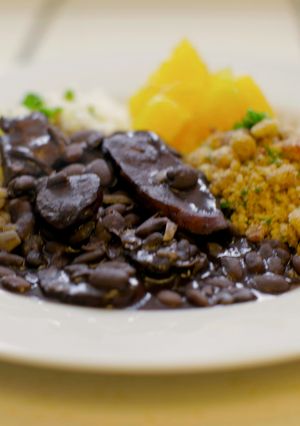 A picture of Brazilian Feijoada.