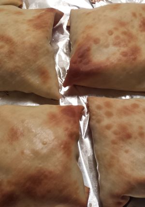 A picture of Low Fat Buffalo Chicken Pockets.