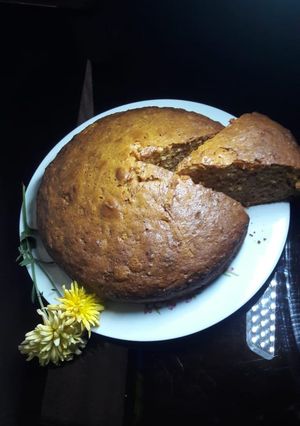 A picture of Gajar cake.