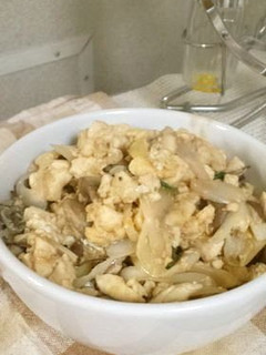 A picture of Grandma's Stir-Fried Tofu.