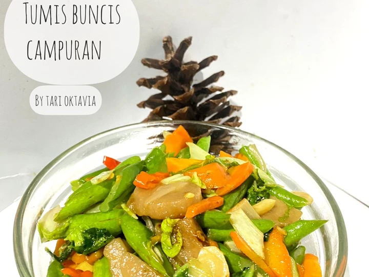 Langkah Gampang Membikin Resep Tumis Buncis Campuran yang Uenak Anti Ribet, Lezat