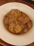 Sausage and dumpling stew