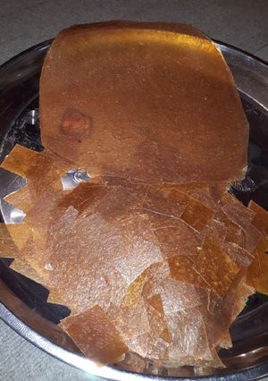 عکسی از دستور اینم لواشک زردآلو من