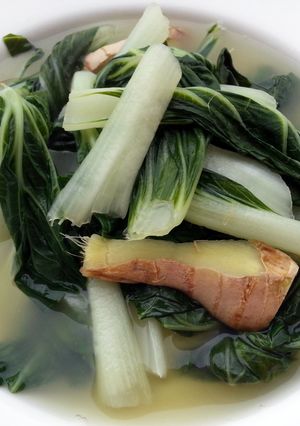 A picture of Bak Choy With Ginger.