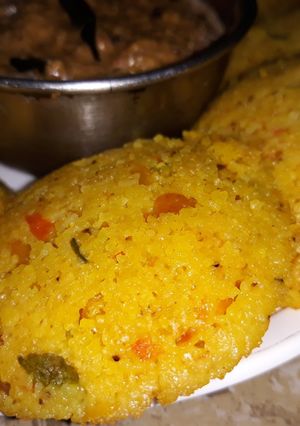 A picture of Instant rava idli.