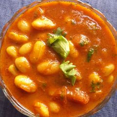 A picture of Tangy - spicy Rajma masala.