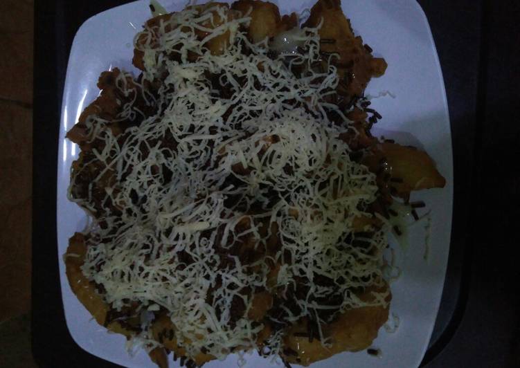 Pisang goreng kriuk coke