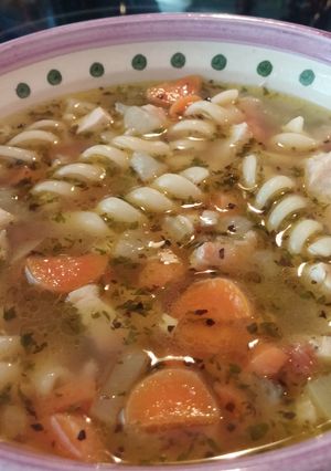 A picture of Chicken Noodle Soup.