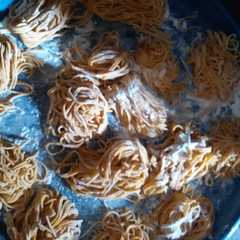A picture of Mie wortel homemade sehat.