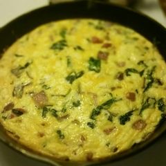 A picture of Cast iron frattata.