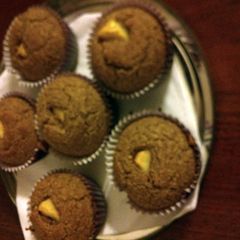 A picture of cinnamon-apple muffins.