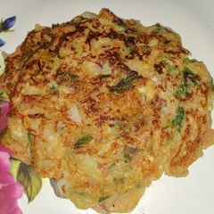A picture of Sweet potato pancake (spicy).