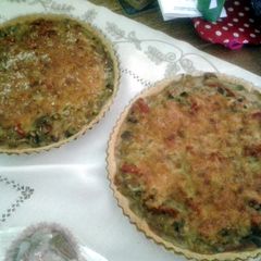 A picture of Filling for quiche 1 (with spek or bacon).