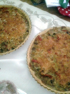 A picture of Filling for quiche 1 (with spek or bacon).