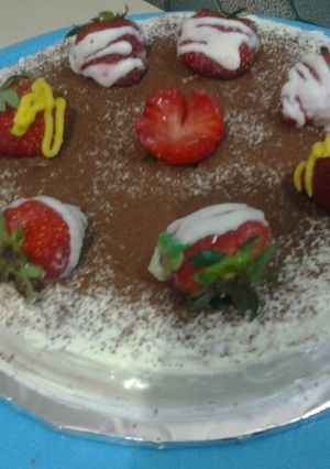 A picture of Tiramisu Cheesecake.