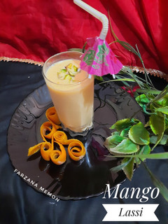 A picture of Mango Lassi.