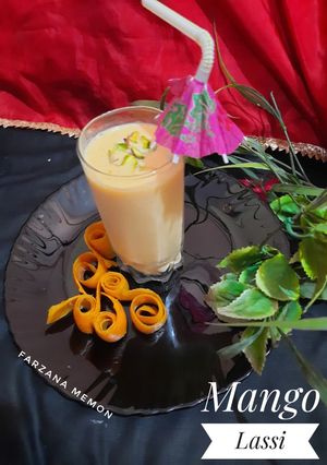 A picture of Mango Lassi.