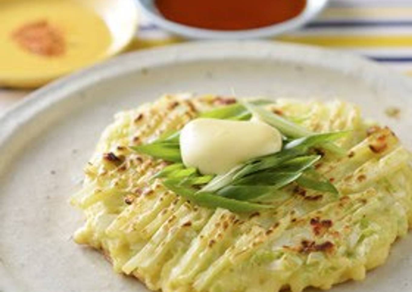 Vegetable Packed Okonomiyaki
