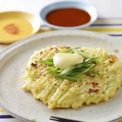 A picture of Vegetable Packed Okonomiyaki.