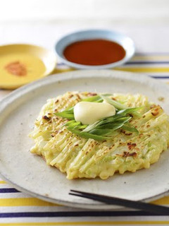 A picture of Vegetable Packed Okonomiyaki.