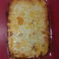 A picture of Easy Cheesy Lasagna Bake.
