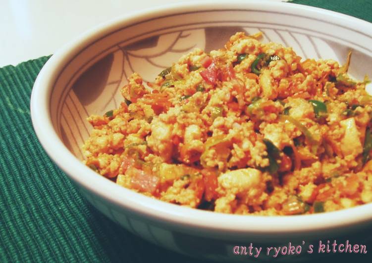Easiest Way to Prepare Super Quick Homemade Crumbly Tofu Stir-Fry
