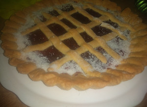 Una foto de Pastafrola con aceite!