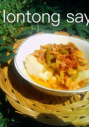 Foto resep Lontong karie dan sayur buncis