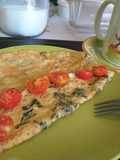 Omellet con sabores de verano