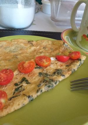 Una foto de Omellet con sabores de verano