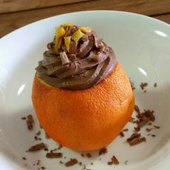 A picture of HEALTHY CHOC ORANGE MOUSSE.