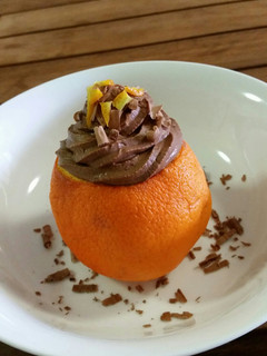 A picture of HEALTHY CHOC ORANGE MOUSSE.