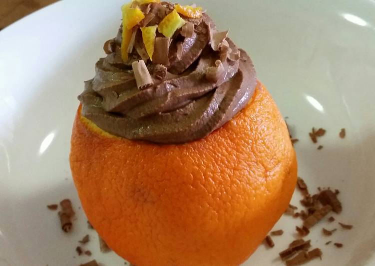 Recipe of Super Quick Homemade HEALTHY CHOC ORANGE MOUSSE