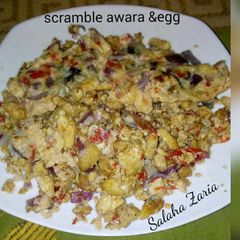 A picture of Scramble awara &egg.
