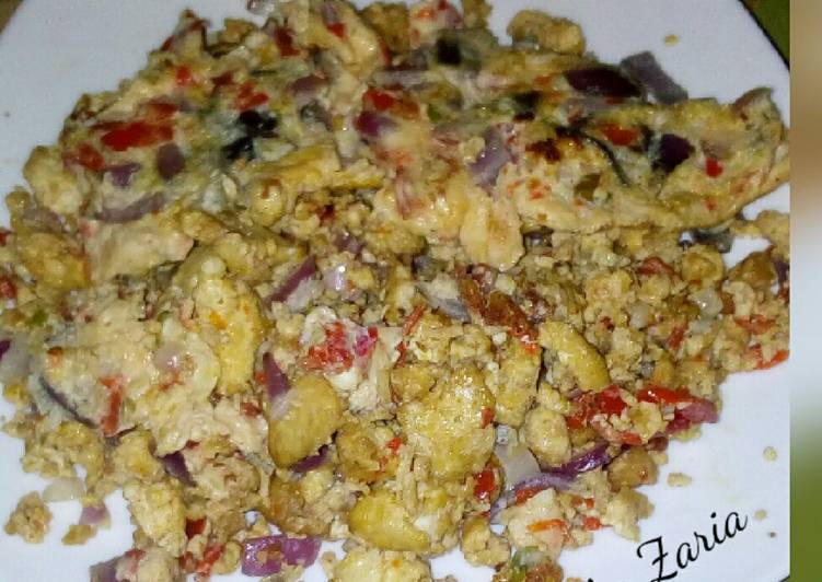 Simple Way to Make Quick Scramble awara &amp;egg