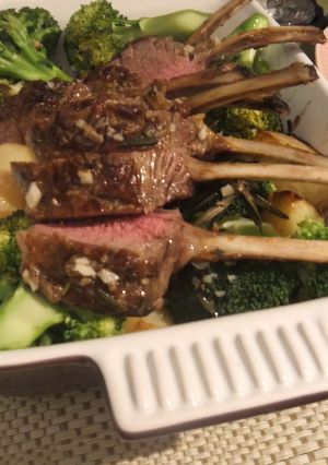 A picture of Grilled Rack of Lamb.