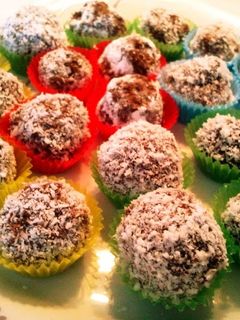 A picture of Rum truffles.