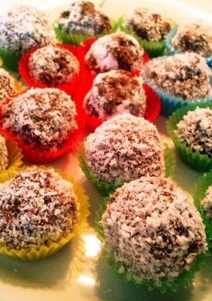 A picture of Rum truffles.