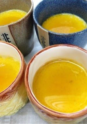 A picture of Easy Kabocha Pudding in 7 minutes.