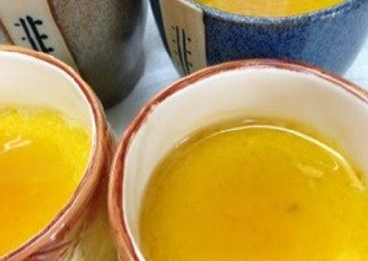 Easy Kabocha Pudding in 7 minutes Easy Kabocha Pudding in 7 minutes