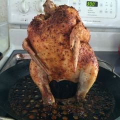 A picture of Fruity Beer Butt Chicken.