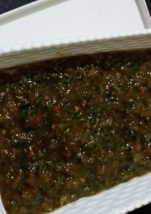 A picture of Mint Coriander Chutney.