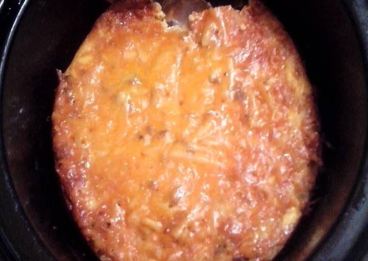 Steps to Make Ultimate Overnight Crock Pot Breakfast Casserole